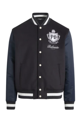 Embroidered College Varsity Jacket