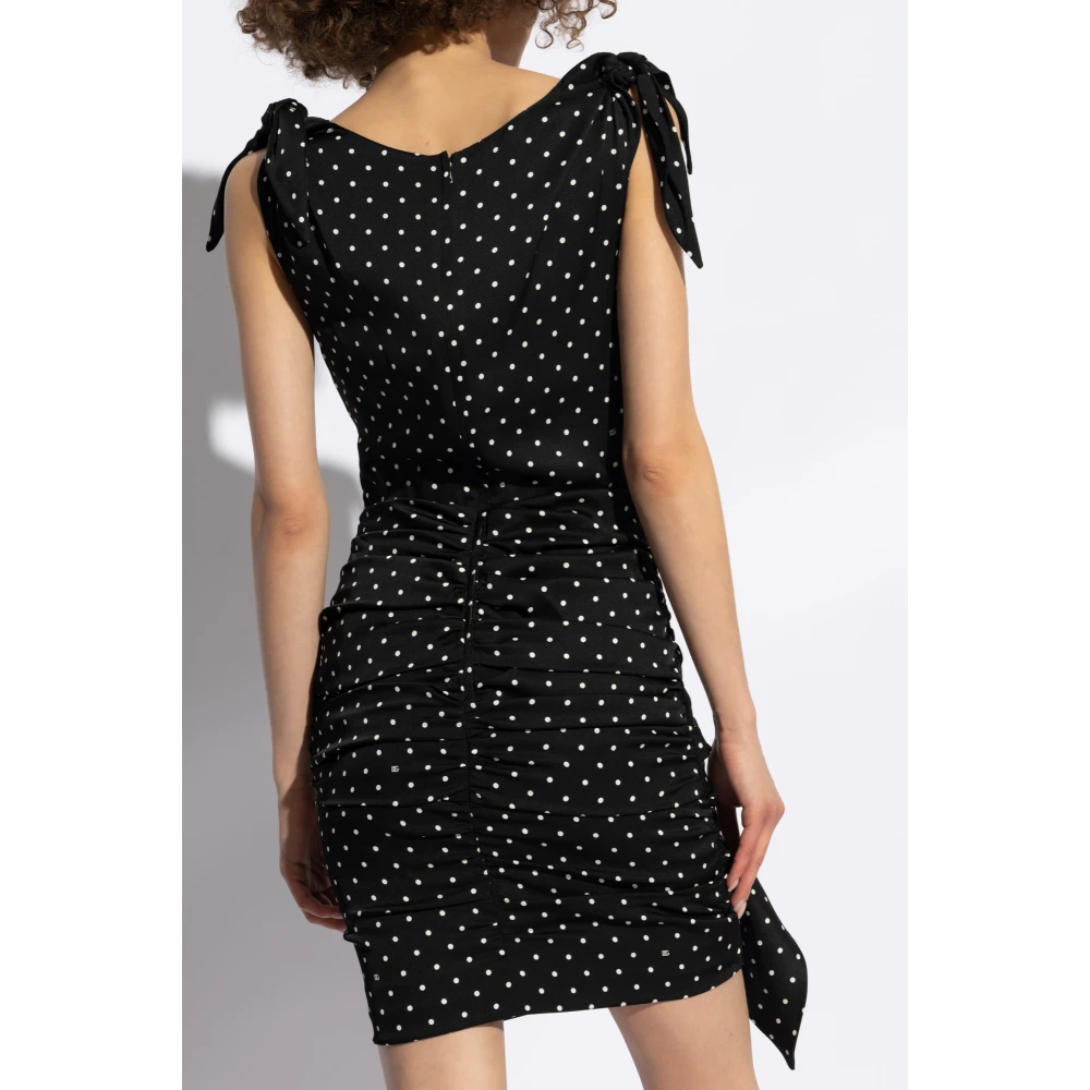 Dolce & Gabbana Jurk met polka dot-patroon Black Dames