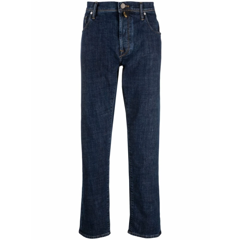 Incotex Comfortabele 5P Broek Blue Heren