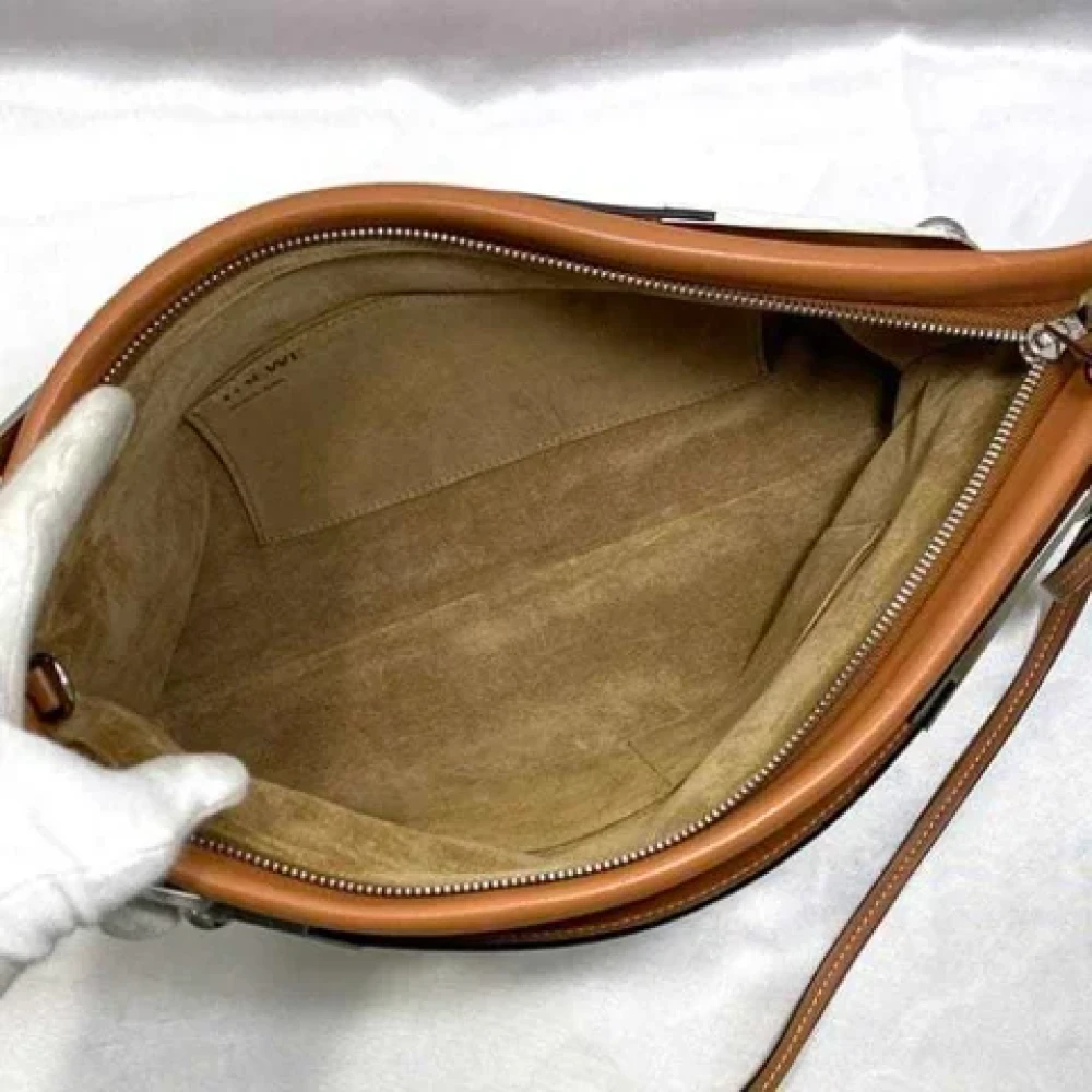 Loewe Pre-owned Leather handbags Brown Dames