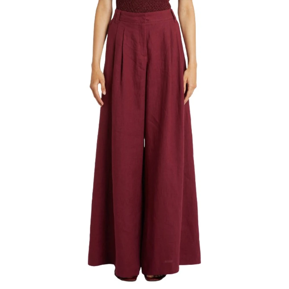 Trousers > Wide Trousers - - Marella - Modalova