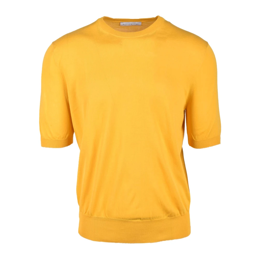 Ballantyne Bomull T-shirt Yellow, Herr