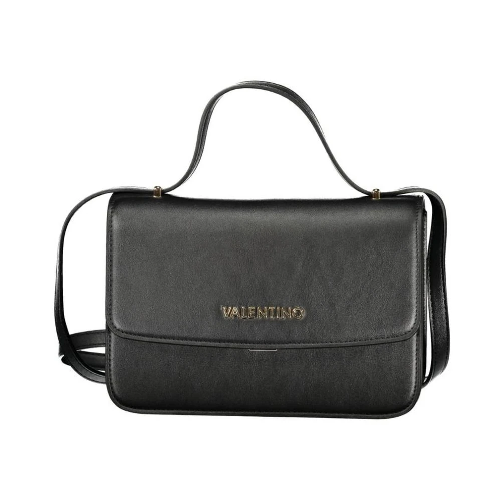 Valentino Women's Black Handbags, One Size, Polyurethane Handbag With Sleek Design