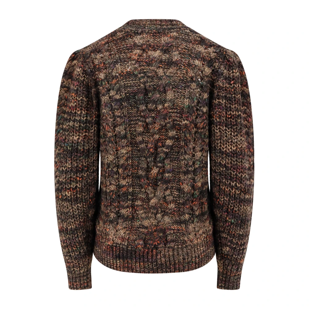 Isabel Marant Étoile Gevlochten wolmix trui Brown Dames