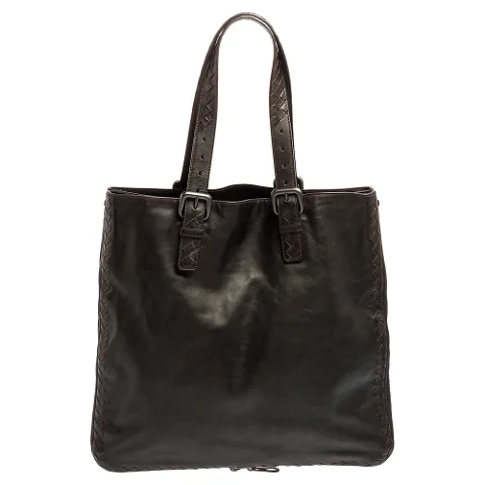 Bottega Veneta Vintage Pre-owned Leather totes Brown Dames