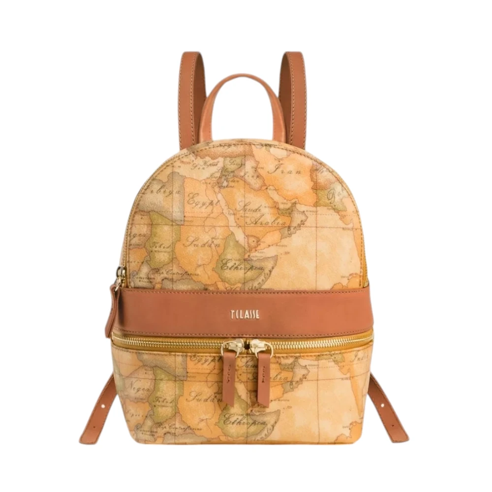 Alviero Martini 1A Classe Brown Backpacks, Female, One Size, Zainetto Geo Classic