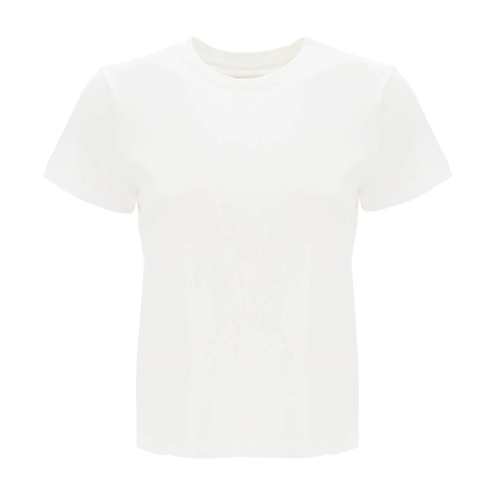 Khaite Emmylou Crew-Neck T-Shirt White Dames