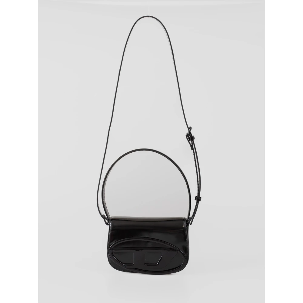 Diesel Schoudertas 1DR Eigentijdse Stijl Black Dames