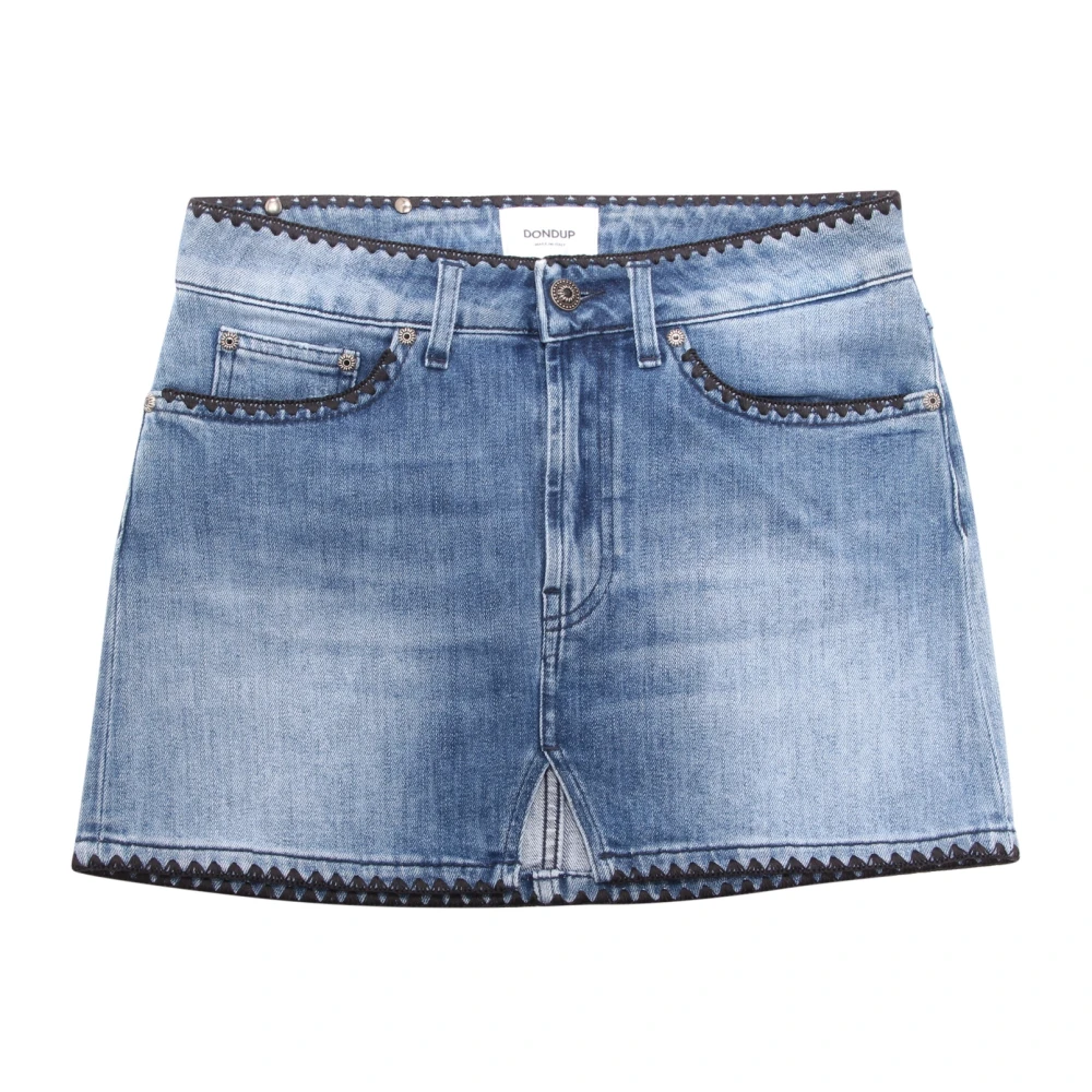 Dondup Women's Blue Denim Skirt - Denim Skirts - W28 - Skirts