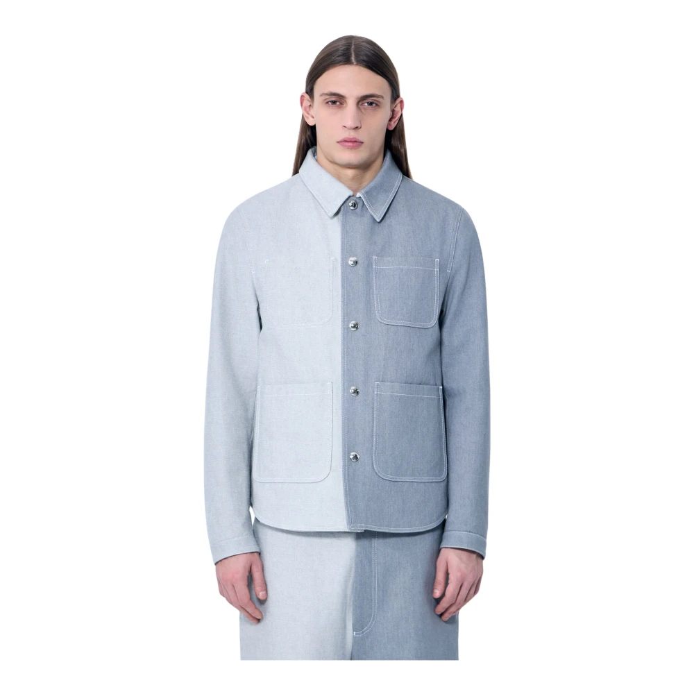 Thom Browne Contrastpaneeljas Multicolor Heren