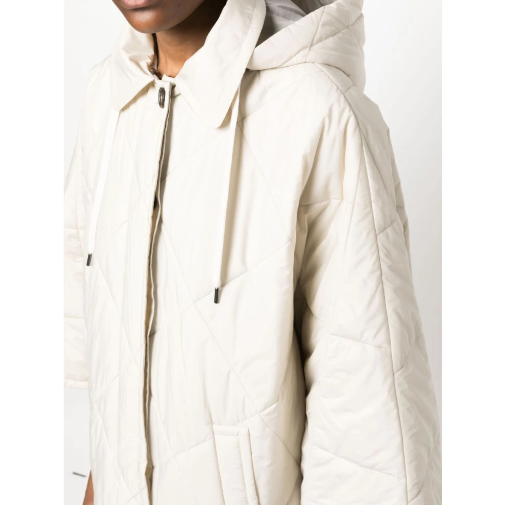 BRUNELLO CUCINELLI Stijlvolle jas voor mannen White Dames