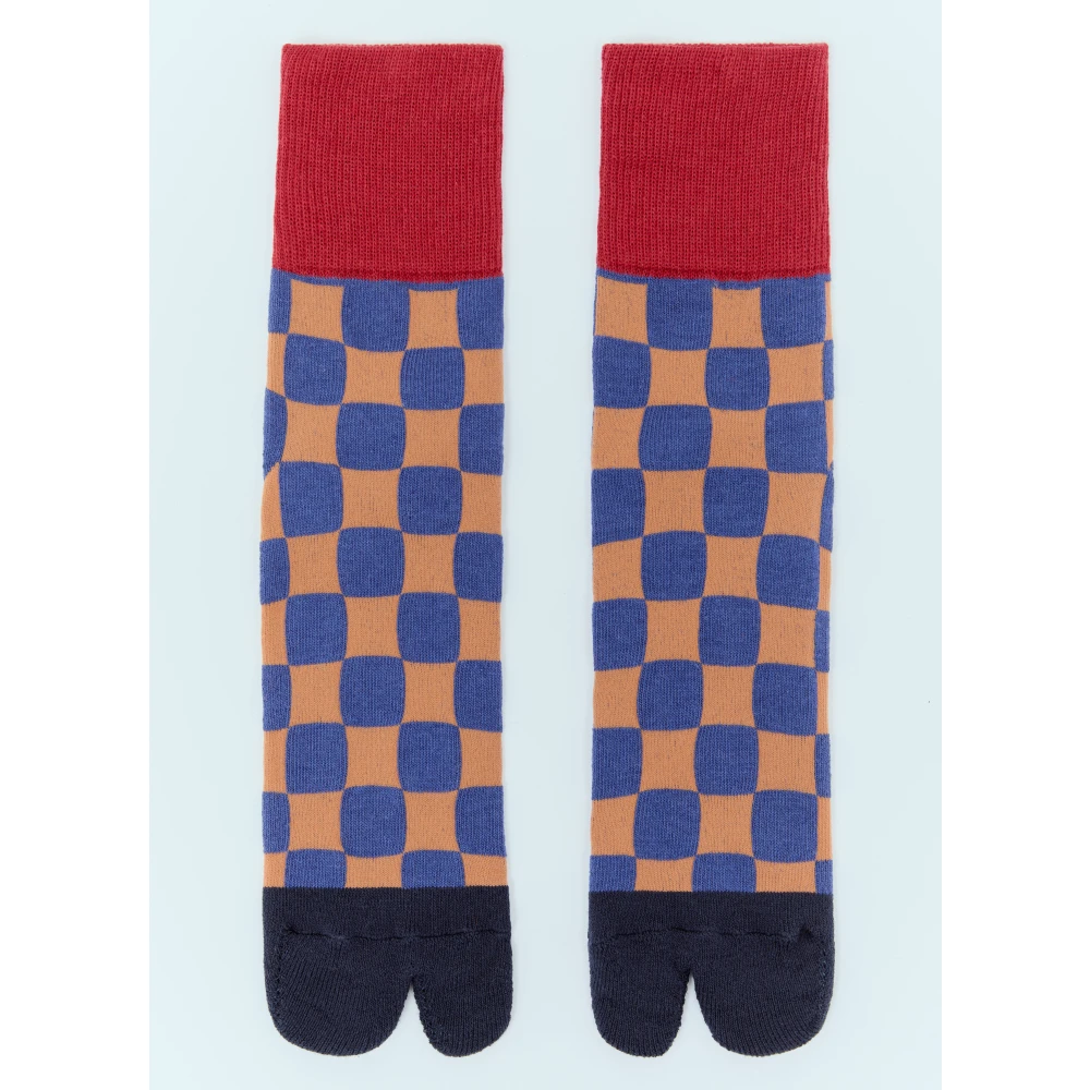 Brain Dead Checker Enkel Sokken Paneel Constructie Multicolor Dames