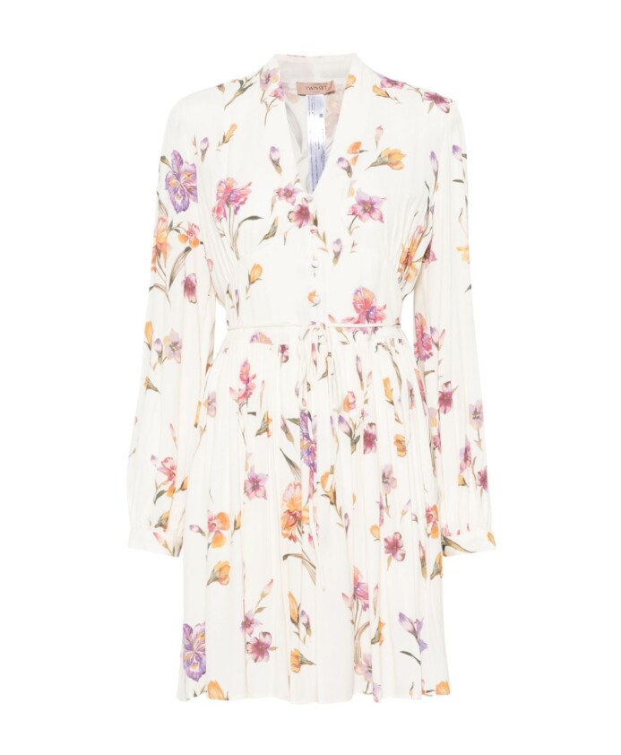 multicolour-jurk-met-knoopsluiting