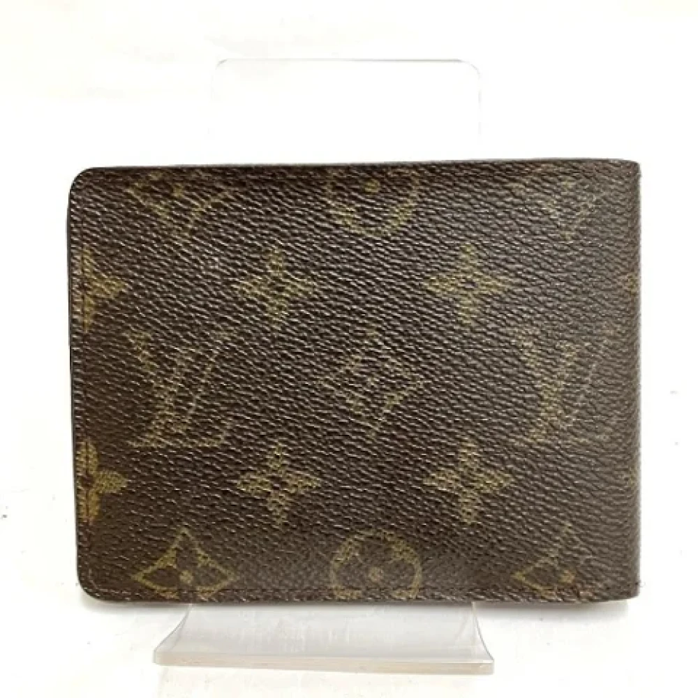 Louis Vuitton Vintage Pre-owned Canvas wallets Brown Dames
