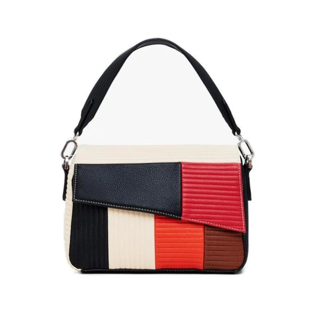 Desigual Stijlvolle Polyethyleen Handtas Dames Collectie Multicolor Dames