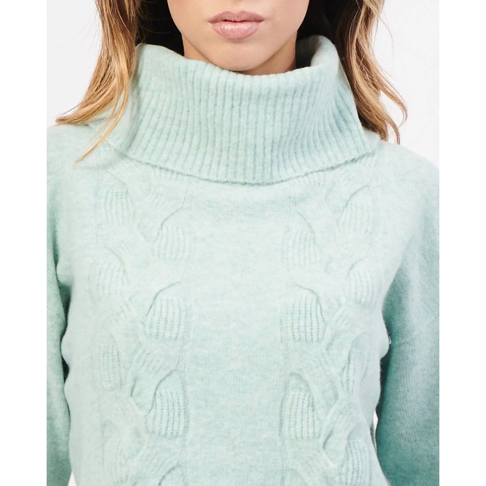 Gerry Weber Groene trui met geborduurde voorkant Green Dames
