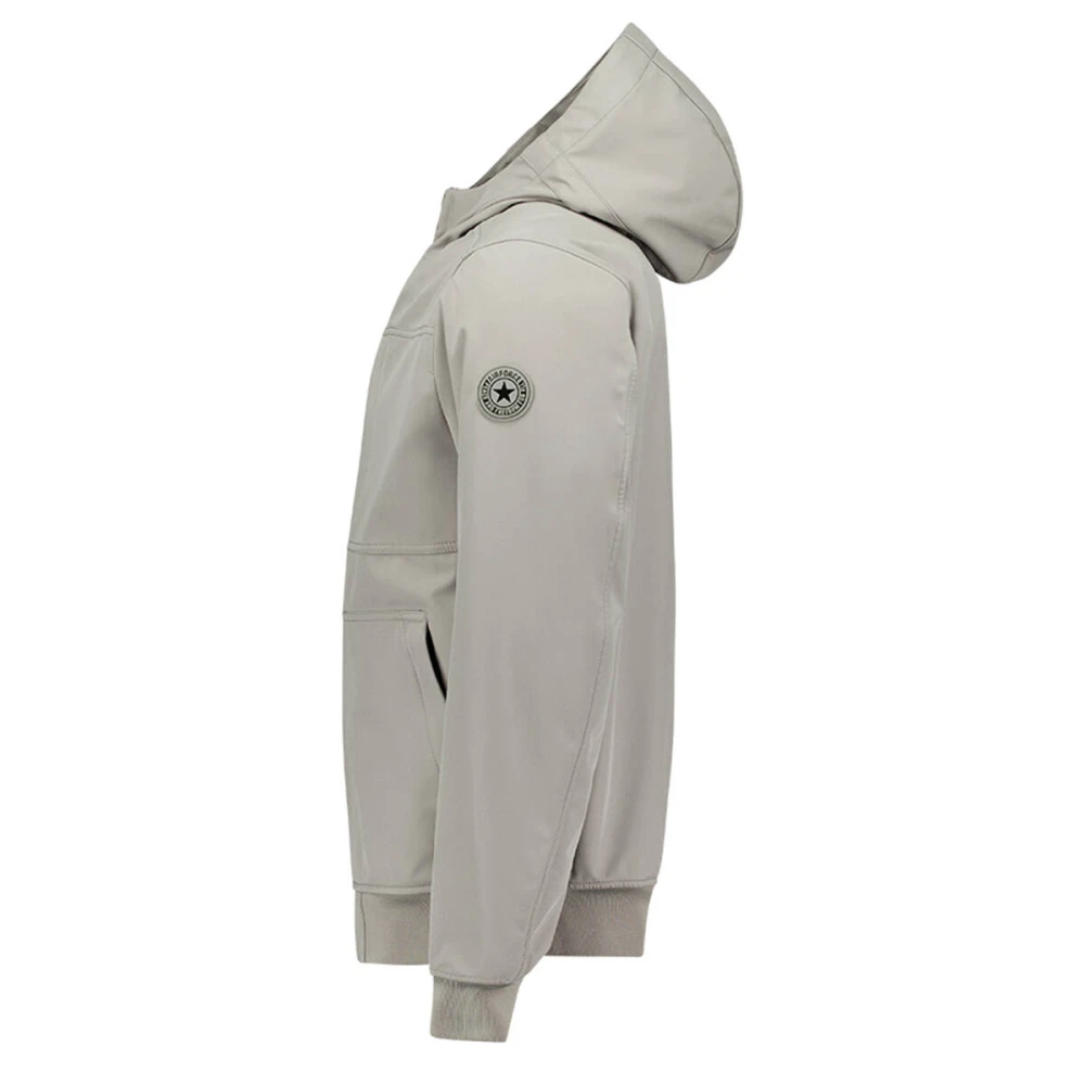 Airforce Capuchon Softshell Jas Gray Heren