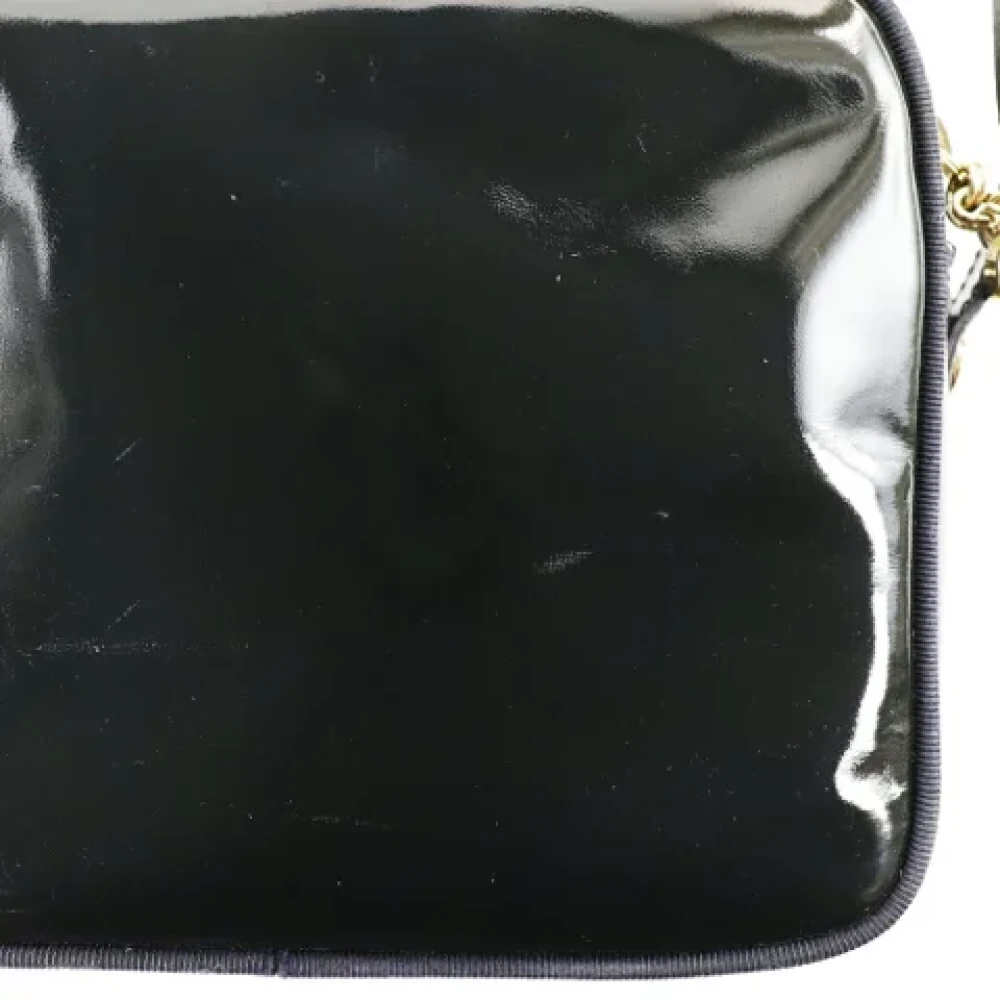 Salvatore Ferragamo Pre-owned Fabric shoulder-bags Black Dames