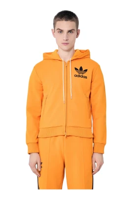 Logo Zip-Up Hoodie Sweatshirt