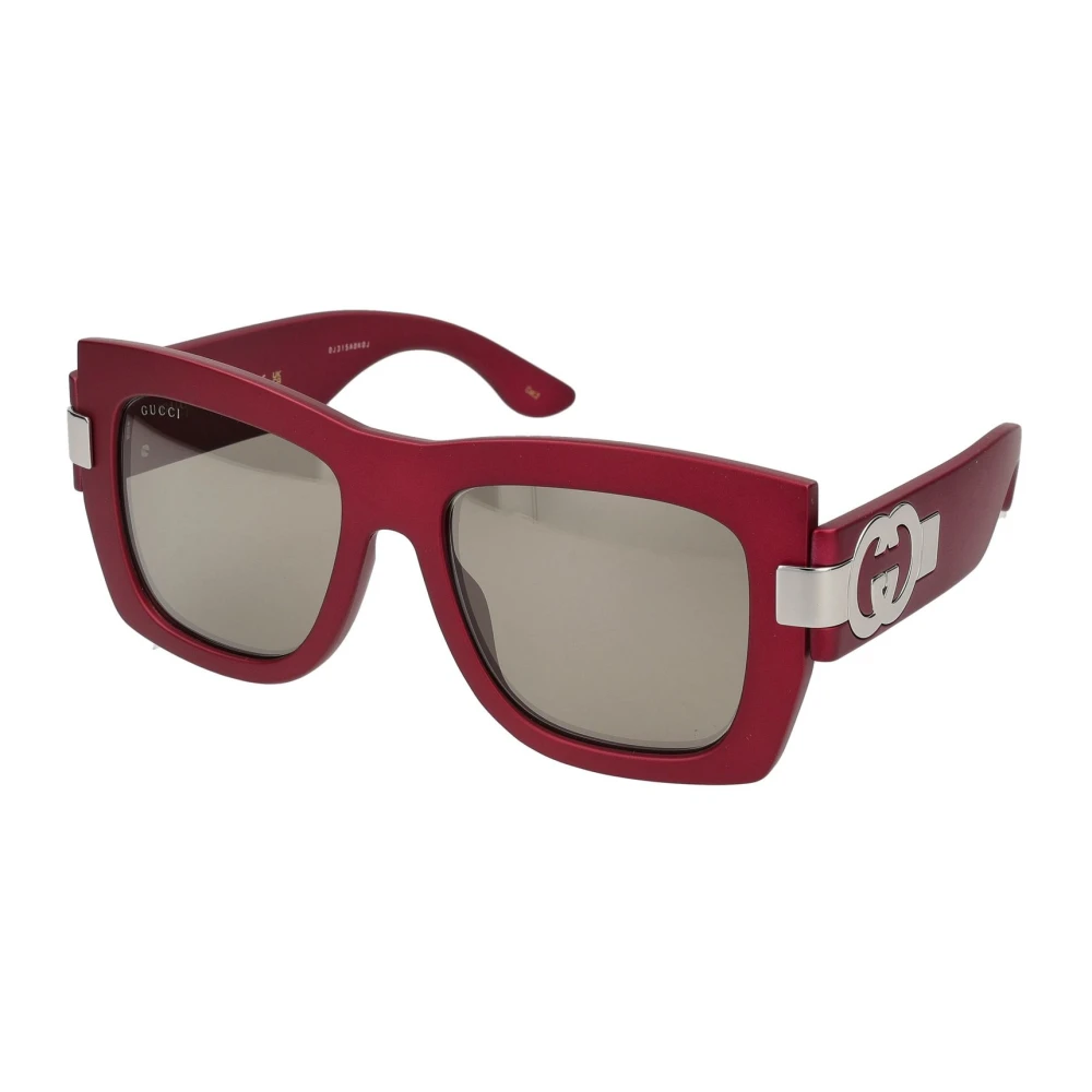 Gucci Red Stylish Sunglasses - Female - Sunglasses - 54 Mm - Accessories