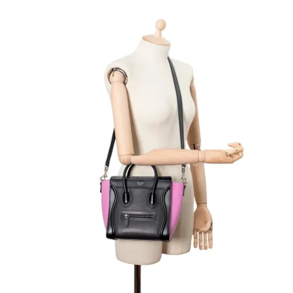Celine Vintage Pre-owned Leather celine-bags Black Dames
