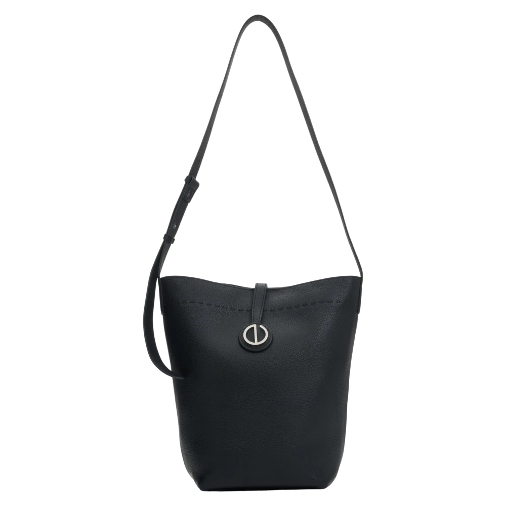 Estro Women's Black Bucket Bags, One Size, Bucket Bag
