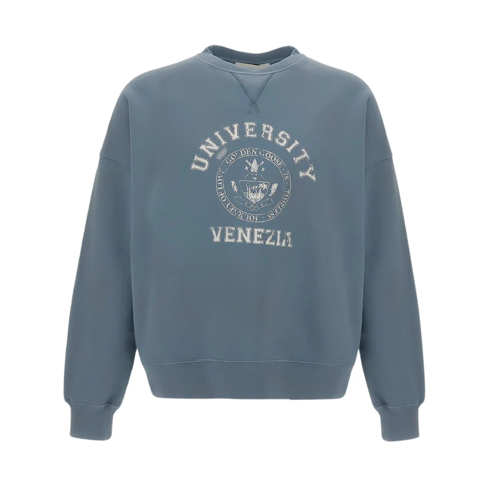 Golden Goose Martin Stijlvolle Sweatshirt Blue Dames