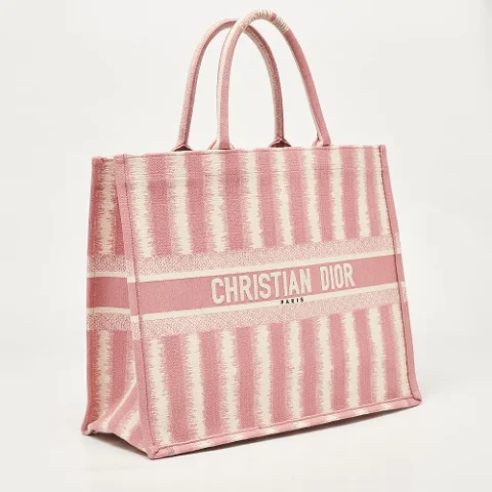 Dior Vintage Pre-owned Canvas totes Pink Dames