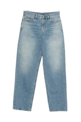 Cotton Denim Pants