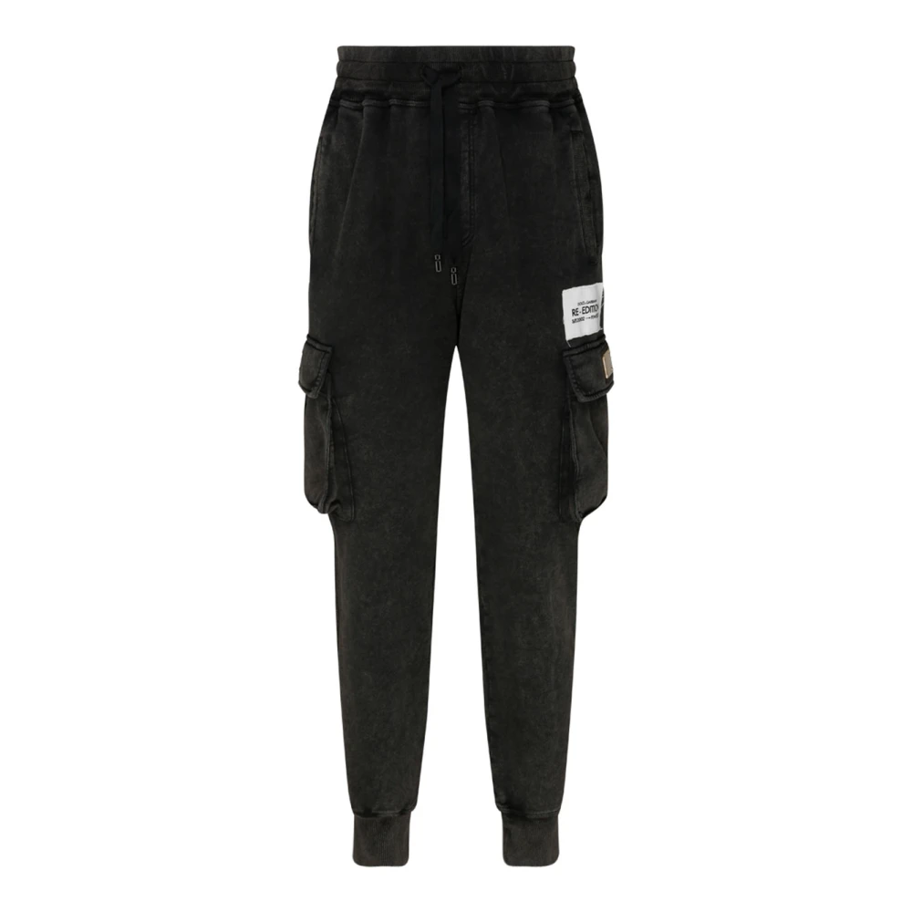 Dolce & Gabbana Men's Dark/Grey Cargo Trousers