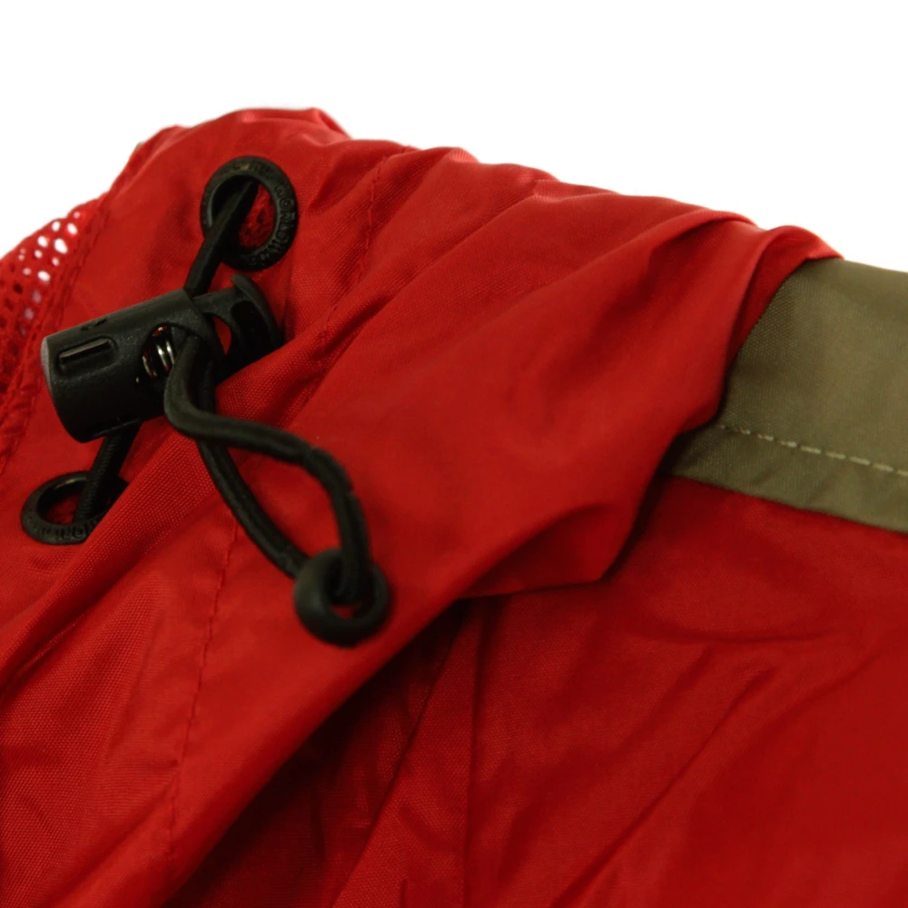 HUF Flags Anorak Jas Cyber Rood Multicolor Heren