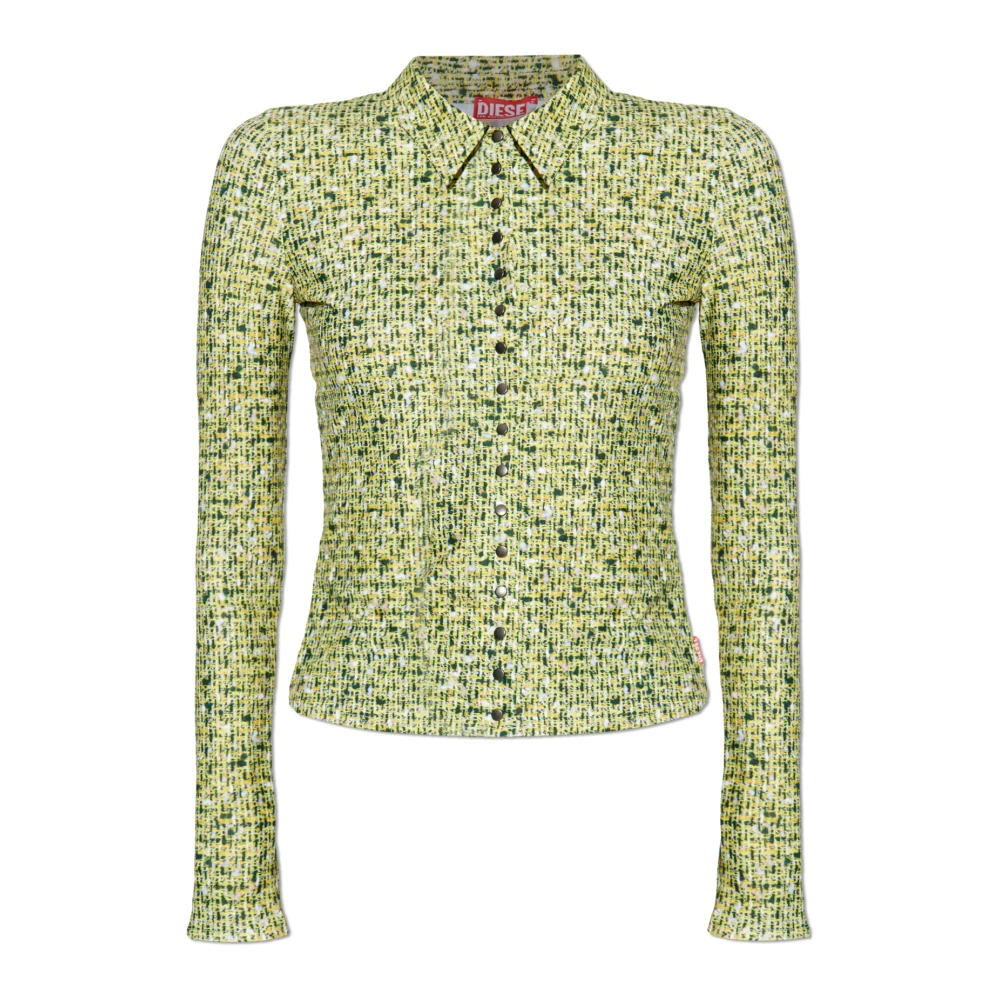 Diesel Donna Verde Camicette 2XS, New,
