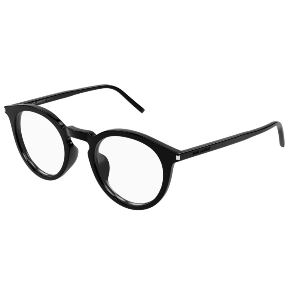 Saint Laurent Stijlvolle Zwarte Leren Schoudertas Black Unisex
