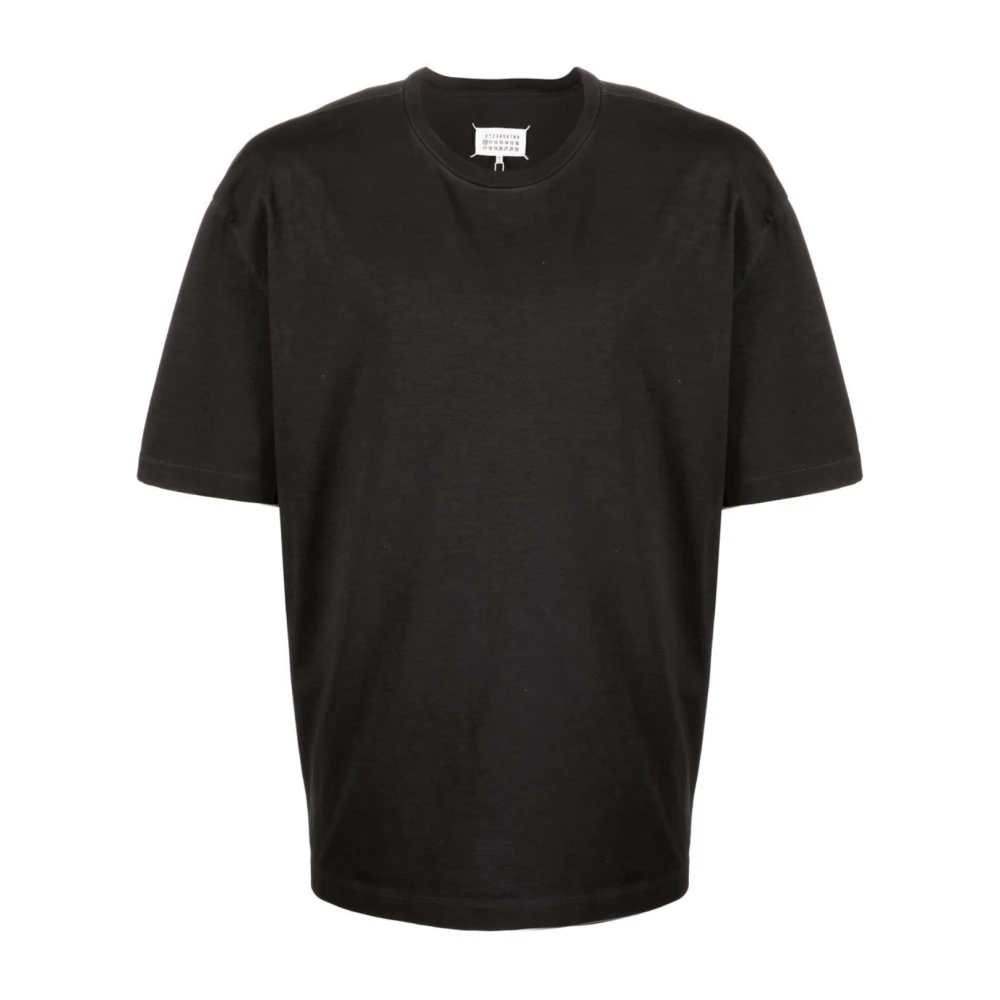 Maison Margiela Donkergrijze Oversized T-shirt Gray Heren