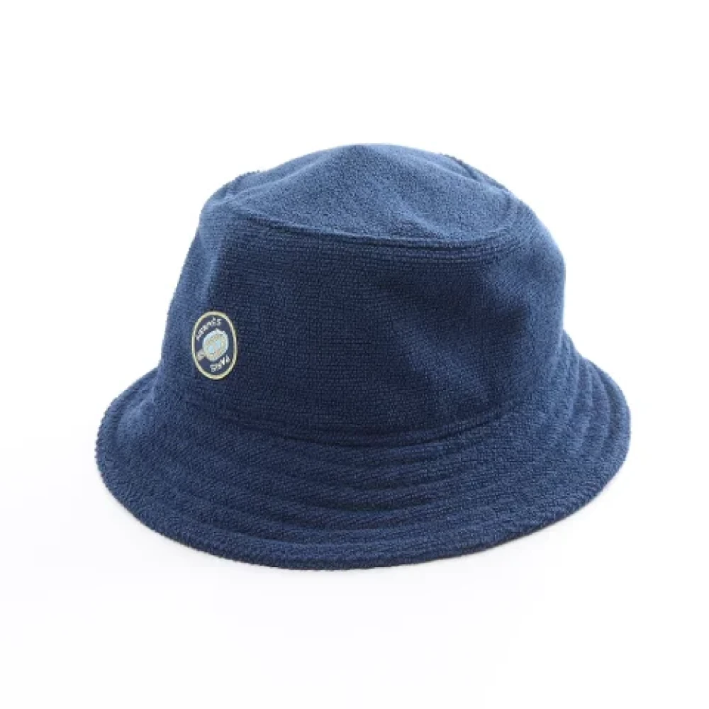 Hermès Vintage Pre-owned Cotton hats Blue Dames