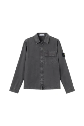 Overshirt med dragkedja