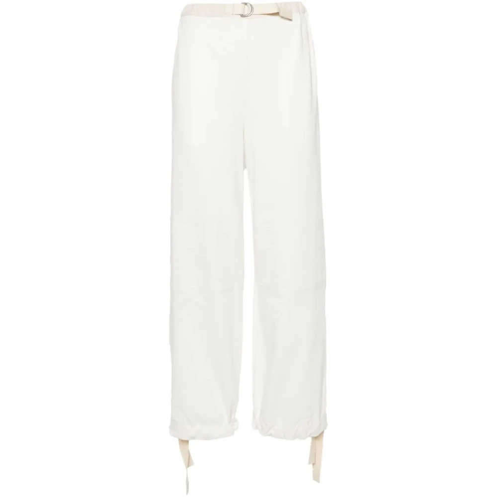 Jil Sander Wide Trousers White Dames