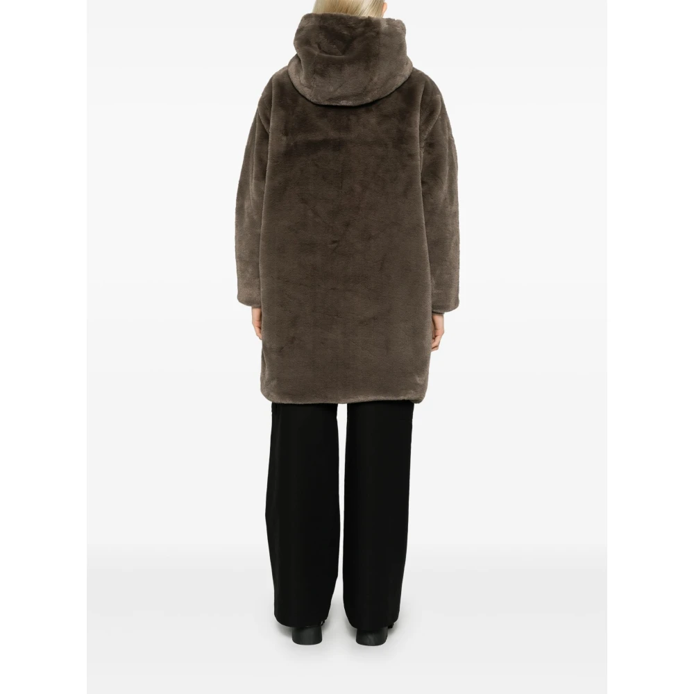 Save The Duck Yelena Faux Fur Coat Gray Dames
