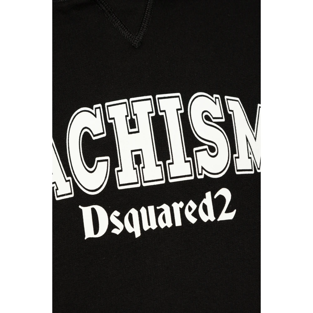 Dsquared2 Sweatshirt met print Black Heren