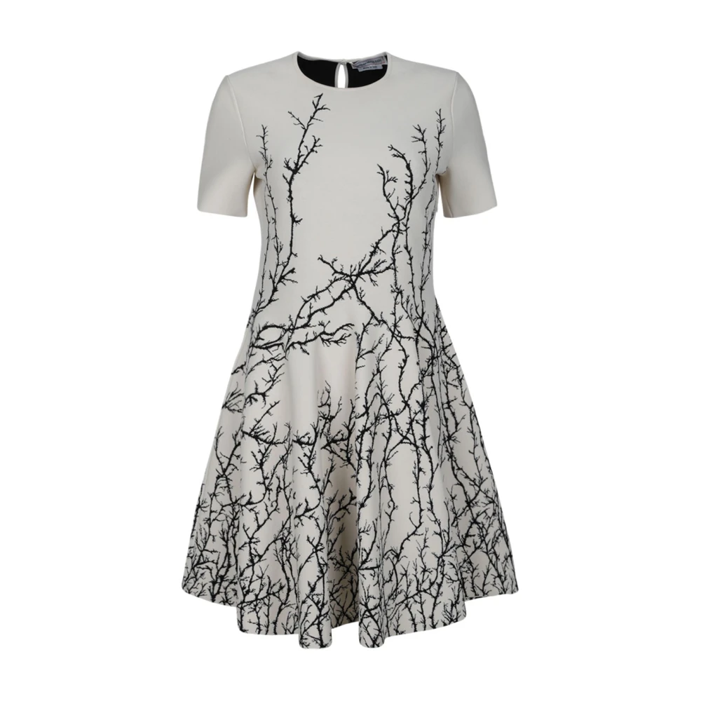 alexander mcqueen Doorn Tak Mini Jurk Gray Dames