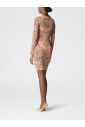 robe-longue-en-tulle-a-manches-longues-chevron-multicolore