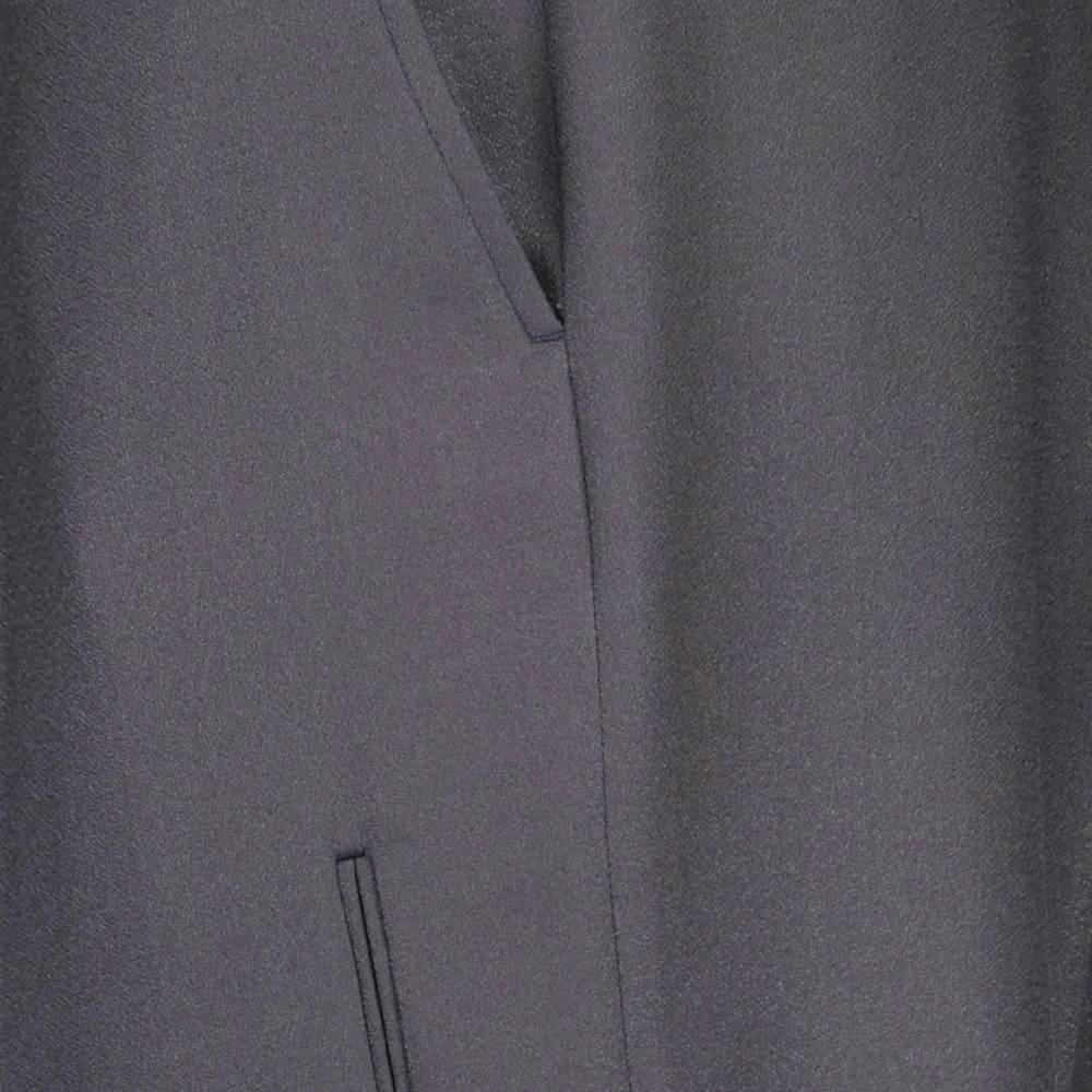 Dior Wollen broek met rechte snit en piping Gray Heren