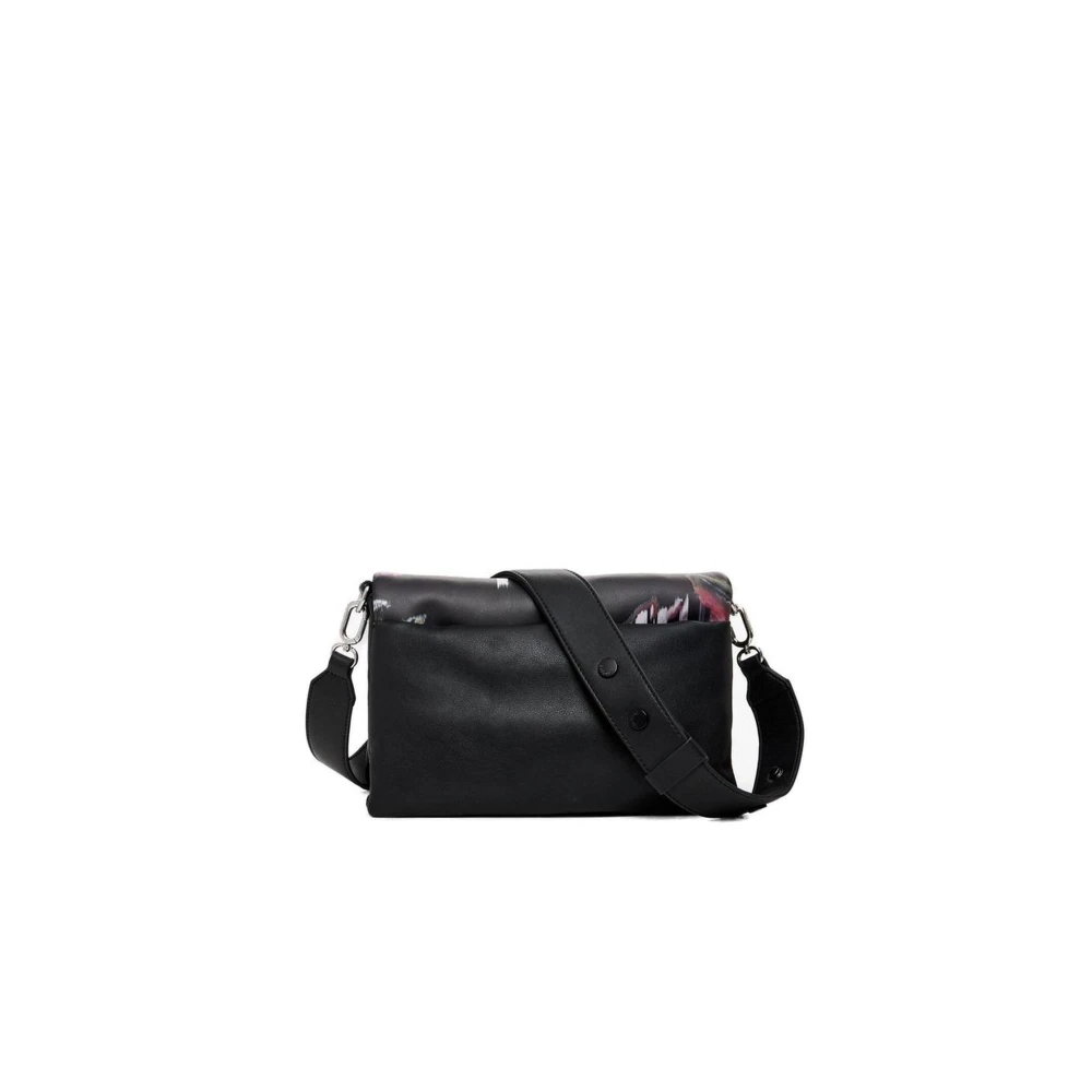 Desigual Stijlvolle Zwarte Handtas Dames Tassen Collectie Multicolor Dames