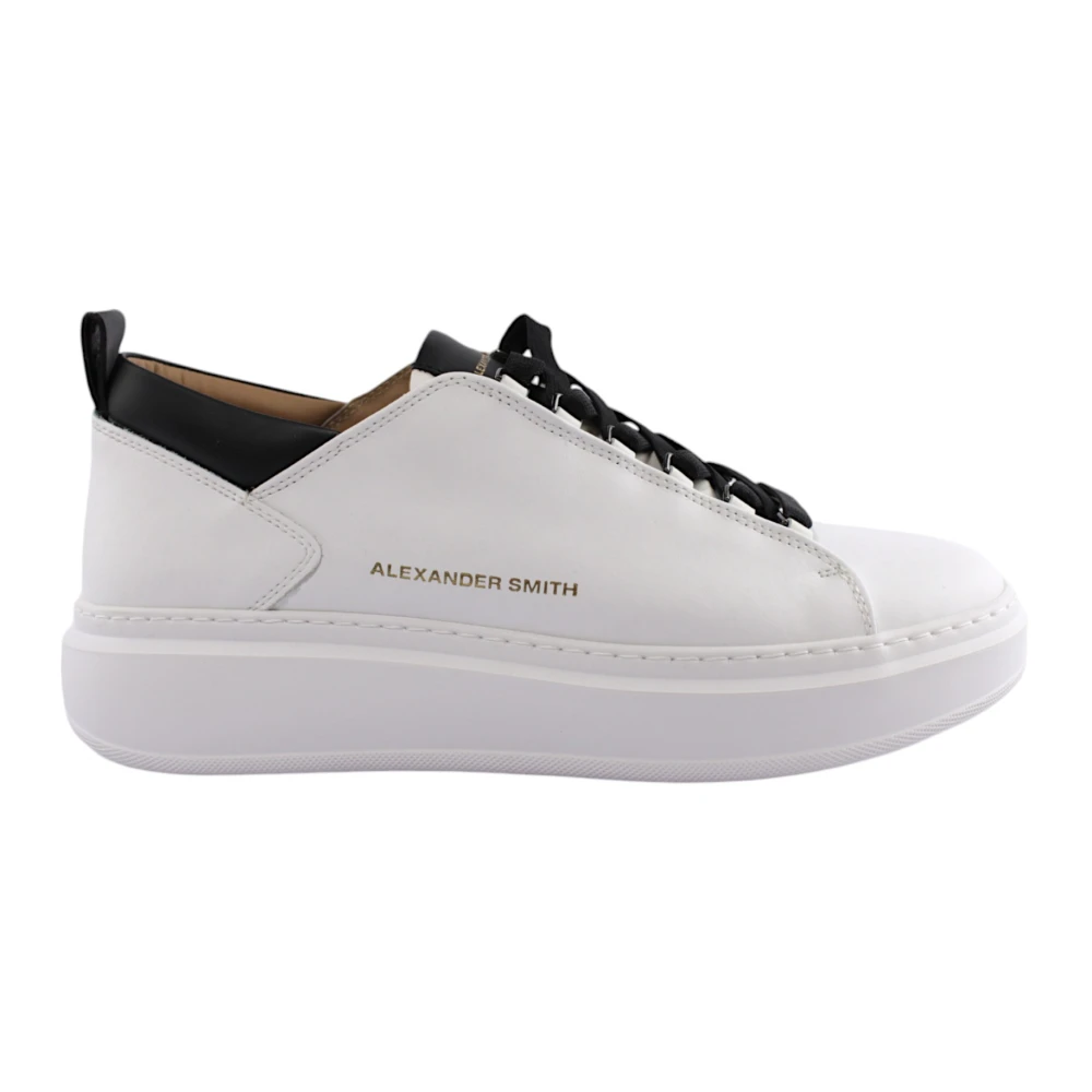 Alexander Smith Monochrome Sneakers Heren Schoenen Wit