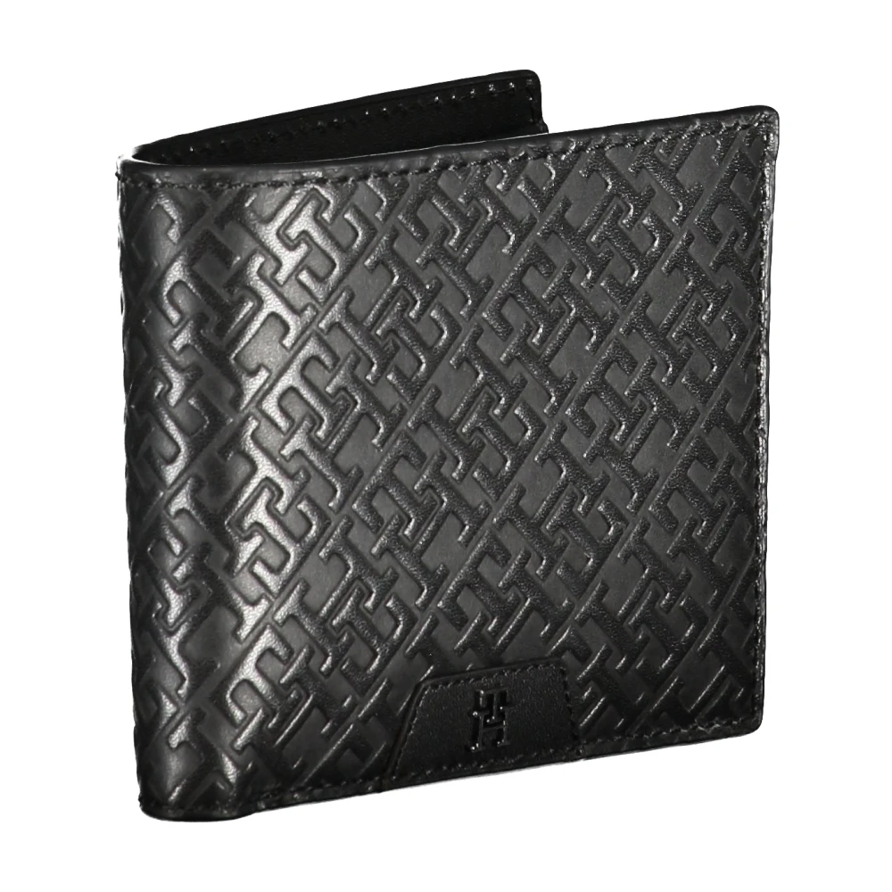 Tommy Hilfiger Heren Portemonnee Zwart Contrast Details Black Heren