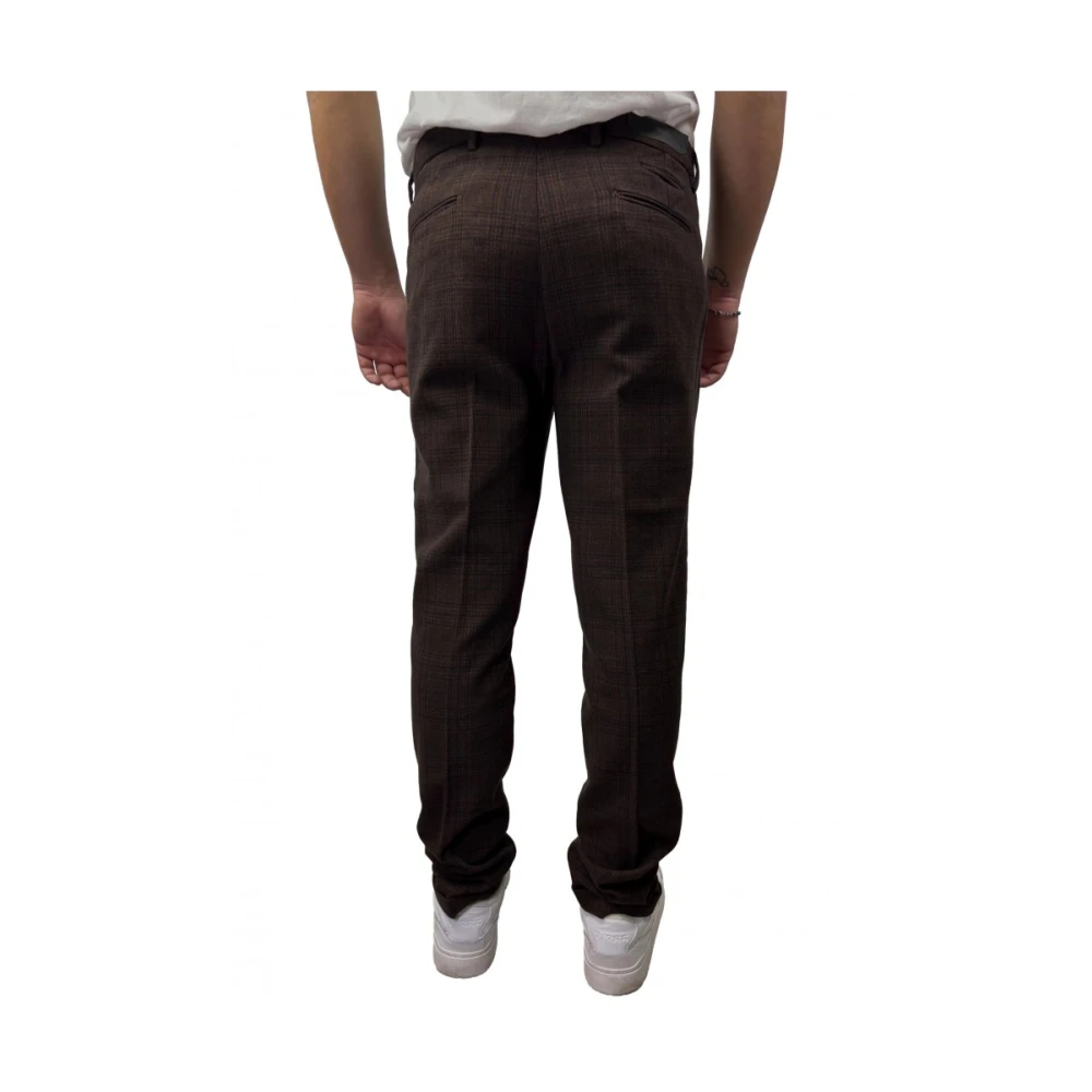 Briglia Katoenen Pantalone 1949 Stijl Brown Heren