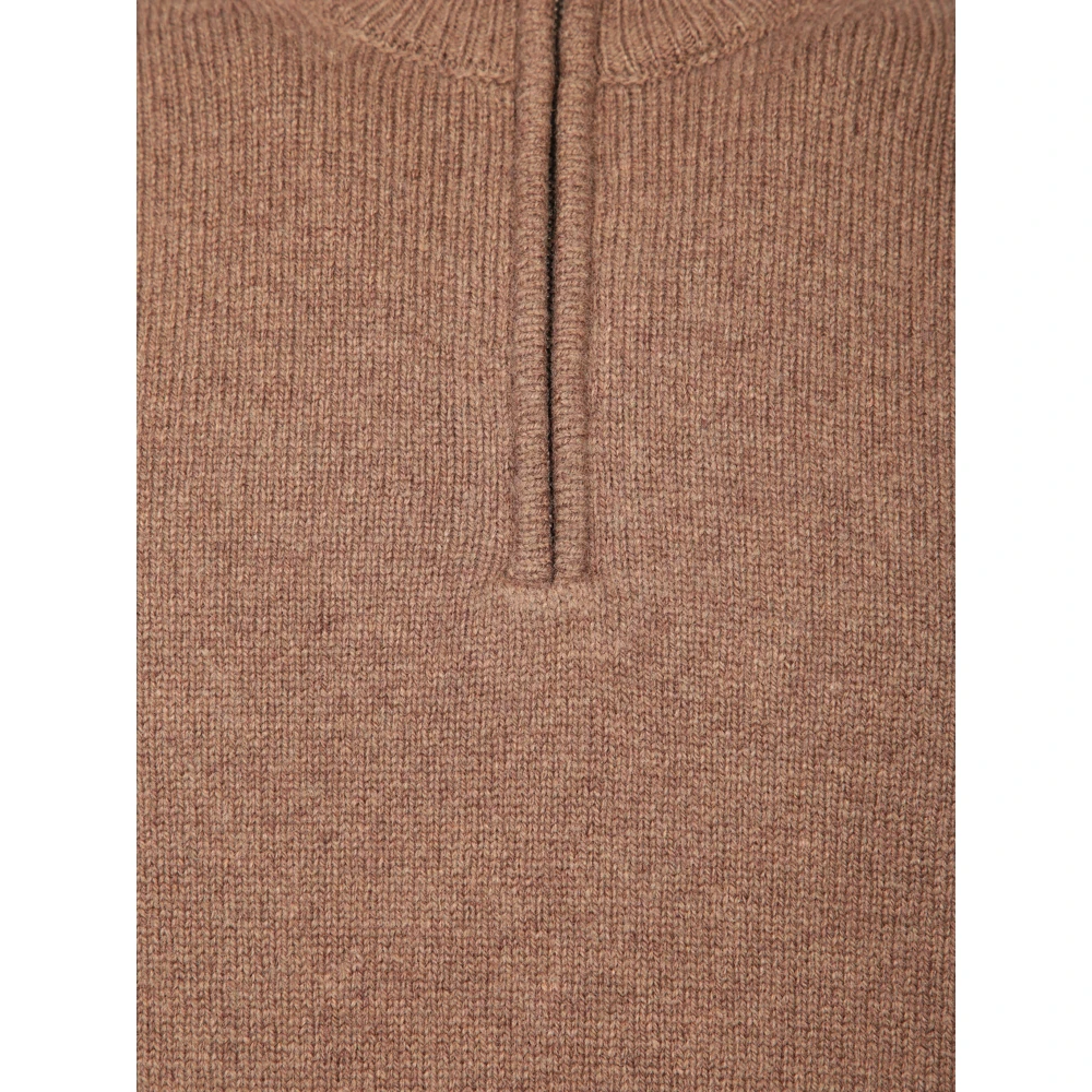 Zanone Elegante Bruine Gebreide Kleding Aw24 Brown Heren