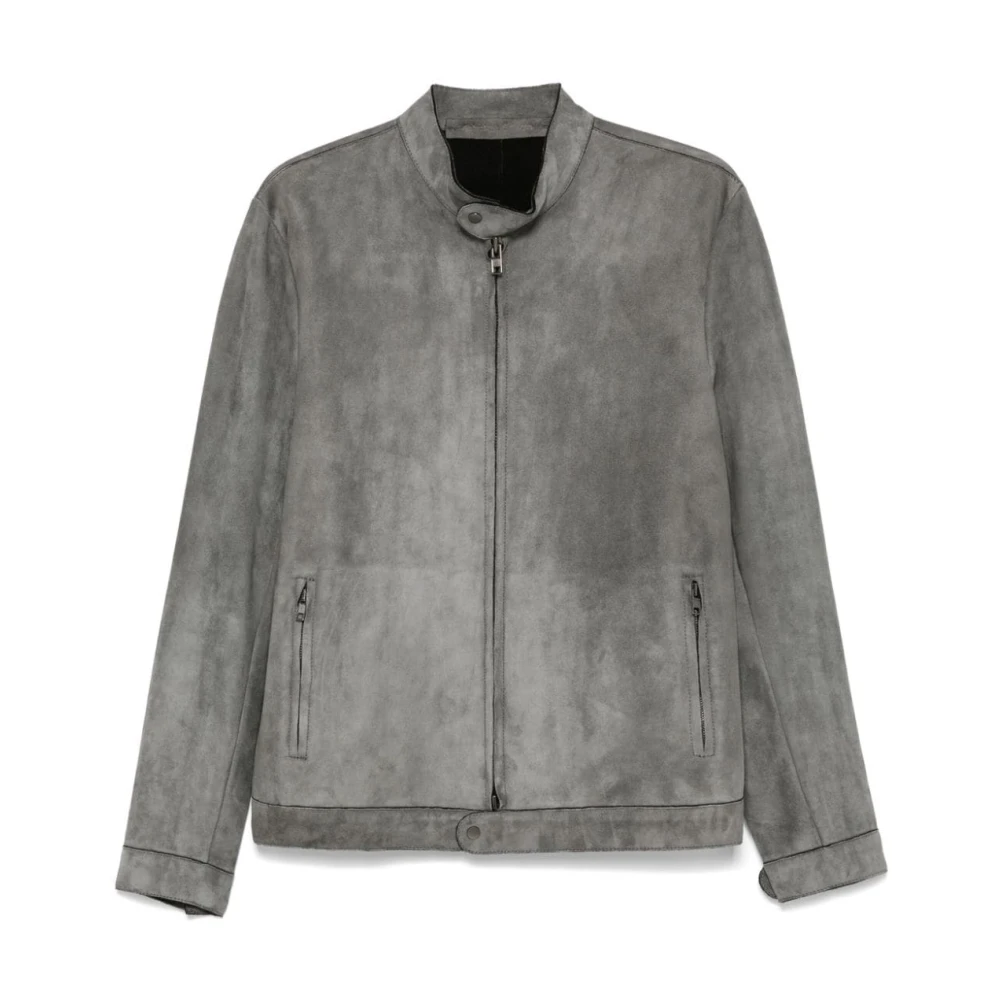 Salvatore Santoro Stijlvolle Jassen Collectie Gray Heren