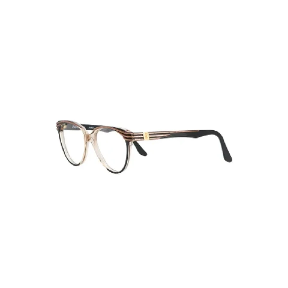 Yves Saint Laurent Vintage Pre-owned Acetate sunglasses Brown Dames