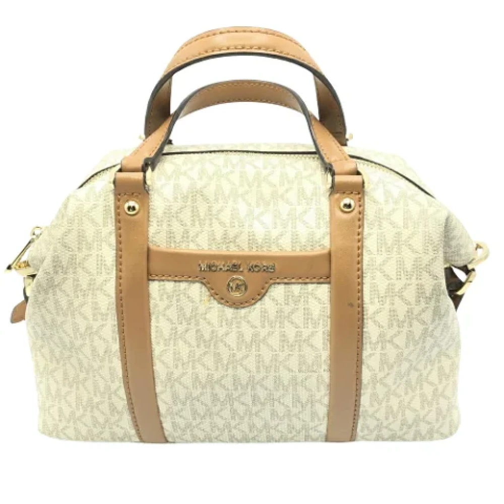 Michael Kors Pre-owned Canvas handbags Beige Dames